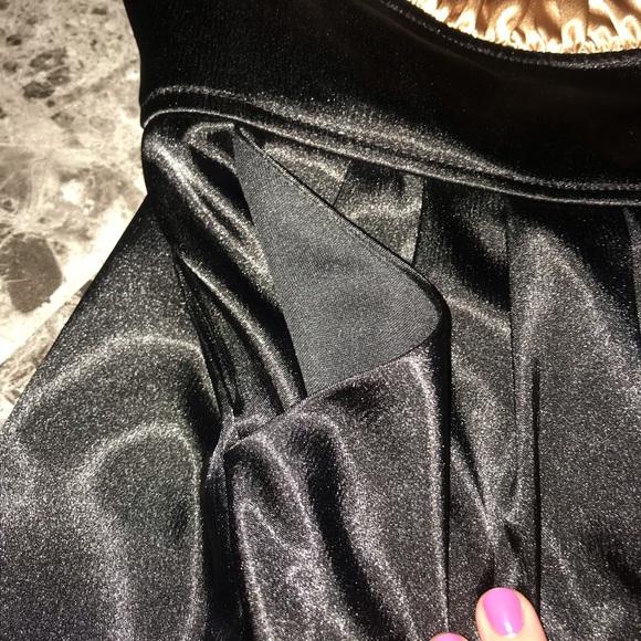 Black and Gold Cocktail Dress - Picture 4 of 8